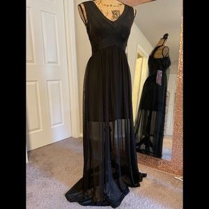 Wow Couture Black Maxi Dress